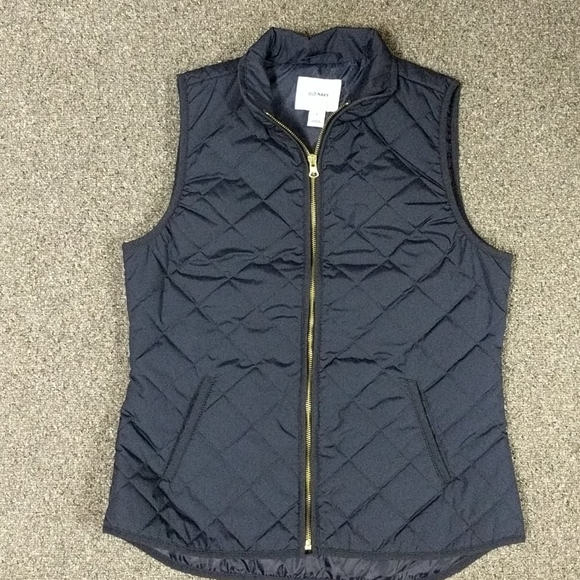 Old Navy Jackets & Blazers - Old Navy Womens Thin Quilted Navy Vest Size Small